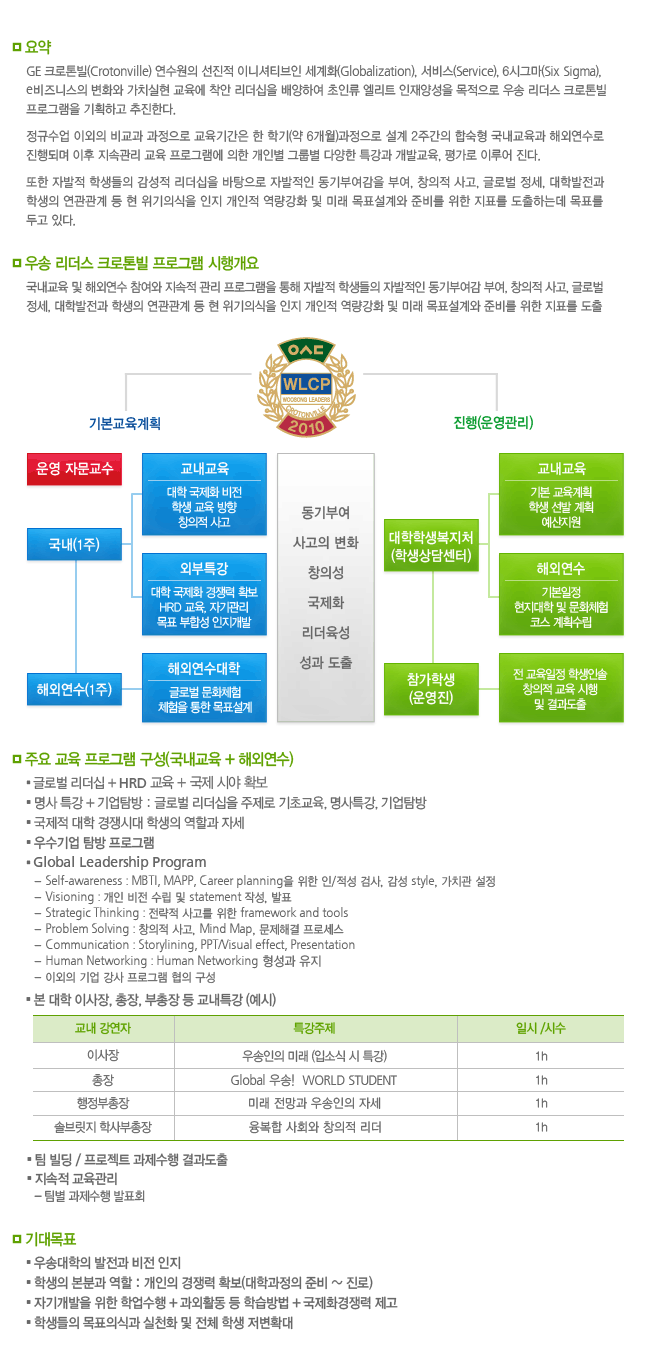 교육개요 및 목표